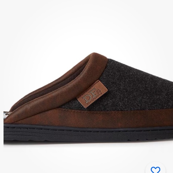 Dearfoam Gray Men’s Campfire Clog Slippers Indoor- Outdoor Size Small (7-8) NEW - Picture 9 of 12